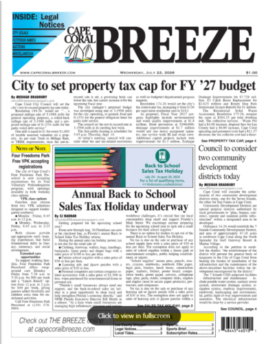 Weekday Breeze (07/22)